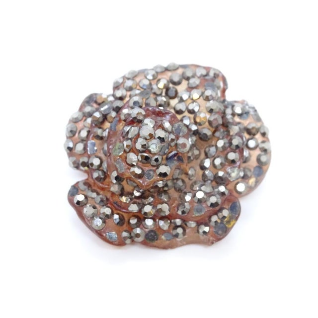 Rosa Brooch with Crystals from Giorgio Armani, Italy, 1990s For Sale - Image 14 of 18