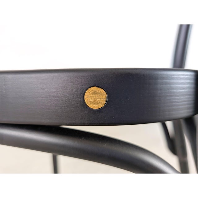 Black Chairs by Hermann Czech for Gebrüder Thonet Vienna Gmbh, Vienna, Set of 4 For Sale - Image 8 of 13