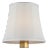 Visual Comfort Signature 6" Silk Soft Empire Shade For Sale