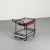 Black Vintage Trolley in Black Lacquered Metal, 1950s For Sale - Image 8 of 12