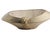 Jaru Travertine Stone Vintage Beige Decorative Gold Trim Bowl For Sale - Image 12 of 14