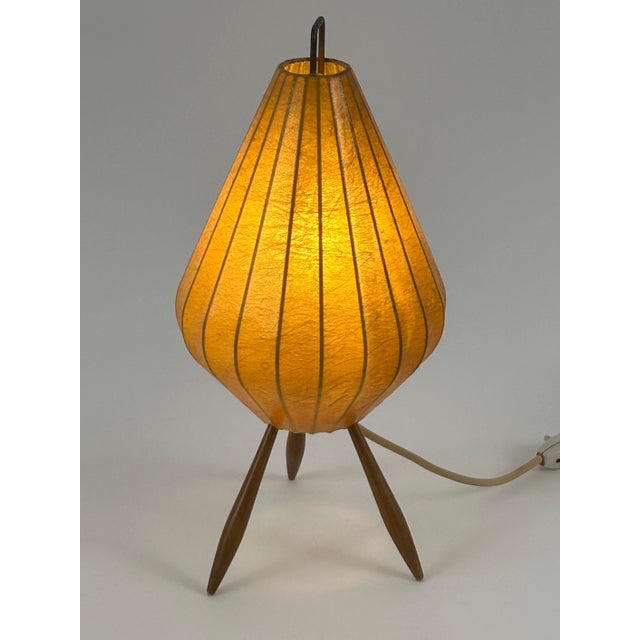 Mid-Century Modern Cocoon Table Lamp, Germany, 1960s For Sale - Image 15 of 18