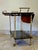 Brown 1950s Lacquered Goat Skin Bar Cart by Aldo Tura, Italy For Sale - Image 8 of 18