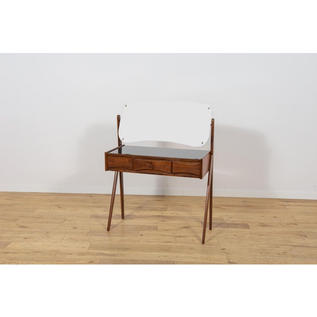 Mid-Century Modern Teak Dressing Table with Mirror by Arne Vodder for Ølholm Møbelfabrik, Denmark, 1960s For Sale - Image 13 of 13