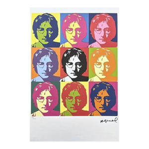 After Andy Warhol, 9x John Lennon, 1980s, Lithograph