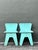 Vintage Boho Primitive Low Chairs - A Pair For Sale In West Palm - Image 6 of 9