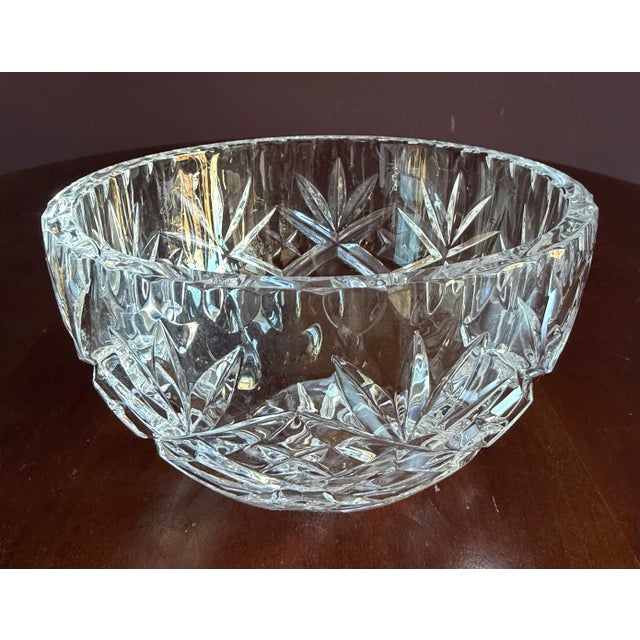 Lovely Cut Crystal Bowl by Ceska. Height 3-1/2” X Diameter 5-3/4”. Like new condition, displayed never used. Signed Ceska...