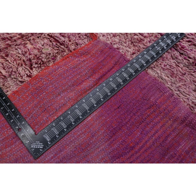 Late 20th Century Late 20th Century Late 20th Century Vintage Moroccan Rug 05'06 X 08'00 For Sale - Image 5 of 9