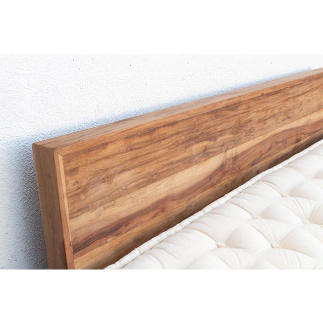 Reclaimed Wood Modern Moroccan Carved Low Sofa For Sale - Image 12 of 14