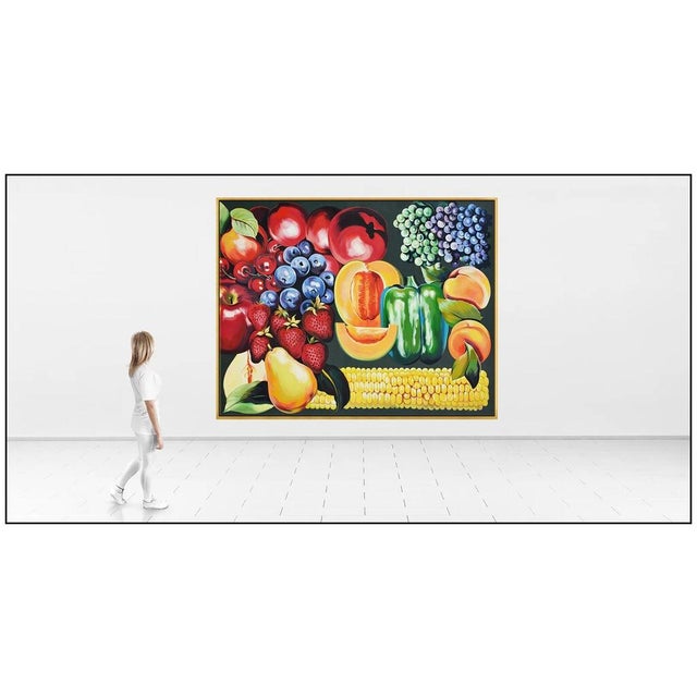 Message us to inquire about custom framing options! (Included for free with every purchase) The artwork here, "Harvest...