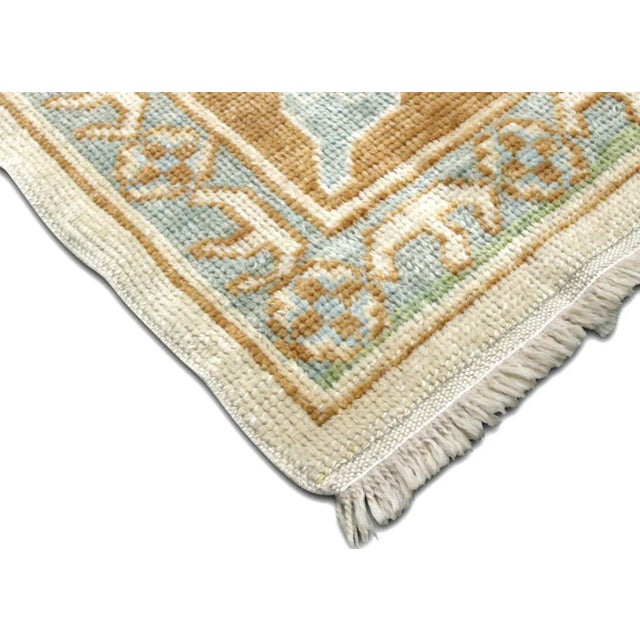 Contemporary Contemporary Turkish Oushak Rug For Sale - Image 3 of 7