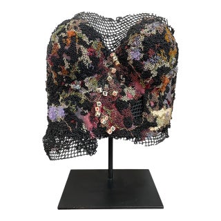 Beaded Breast Cancer Bust Sculpture by Susan Etcoff Fraerman, 2003 For Sale