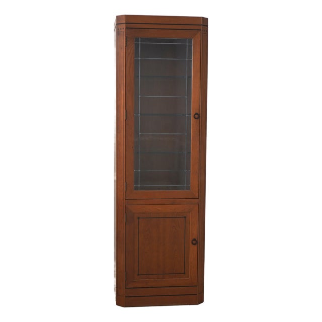 Stickley 21st Century Collection Cherry Curio Cabinet Bookcase For Sale