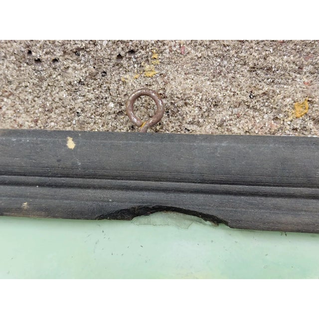 Green Framed Indonesian Siraman Ritual Reverse Glass Painting For Sale - Image 8 of 11