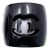 Chanel Vintage Black CC Cutout XL Thick Bangle Bracelet For Sale