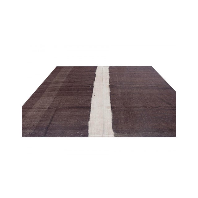 Vintage handwoven decorative kilim rug from Afyon region of Turkey. Approximately 50-60 years old. In very good condition.