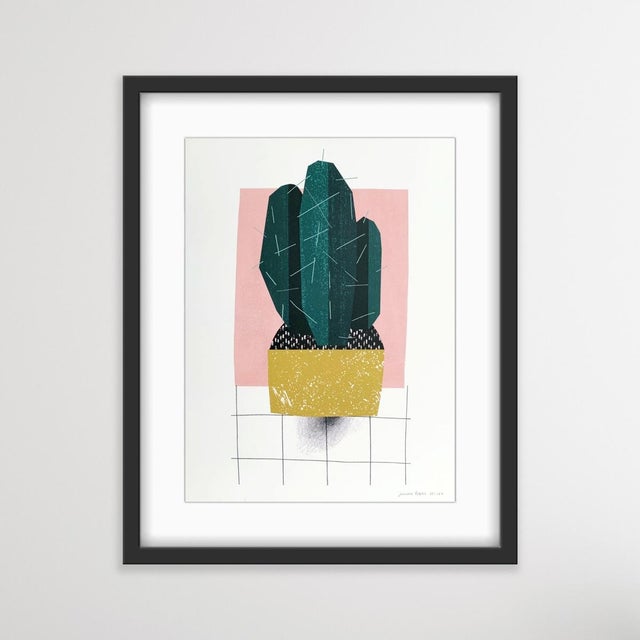 Early 21st Century Joanna Gebal, Cactus, 2019, Screen Print & Paper For Sale - Image 5 of 7