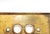Traditional Vintage Brass Single Gang Push Button Switch Cover For Sale - Image 3 of 4