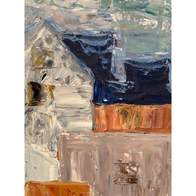 Kai Nielsen, Houses, 1960s, Oil on Panel For Sale - Image 11 of 18