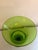 Forest Green Mid-Century Modern Italian Green Art Glass Medici Pedestal Vase from Empoli, 1960s For Sale - Image 8 of 9