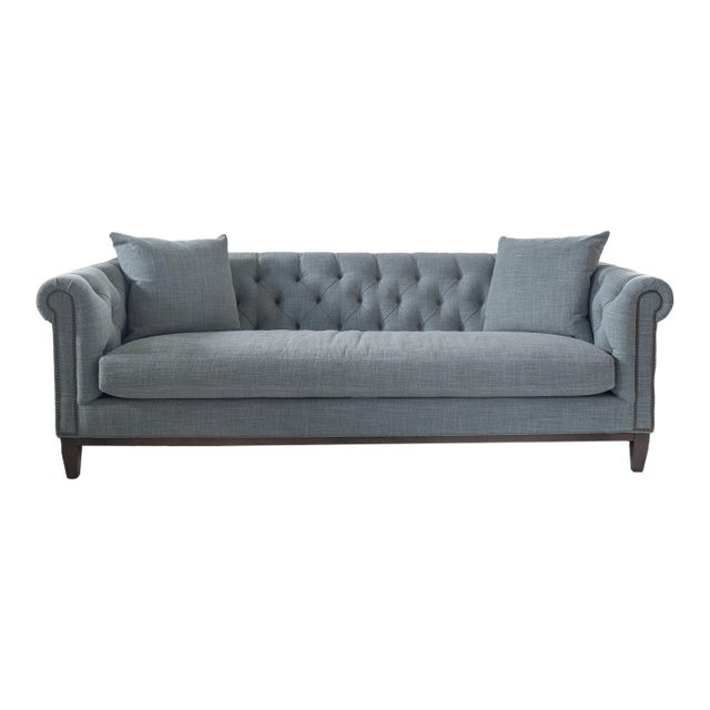 Lee Industries Chesterfield Sofa For Sale
