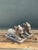 Vintage Plaster and Metal Ram Sculptures - Pair For Sale - Image 9 of 12