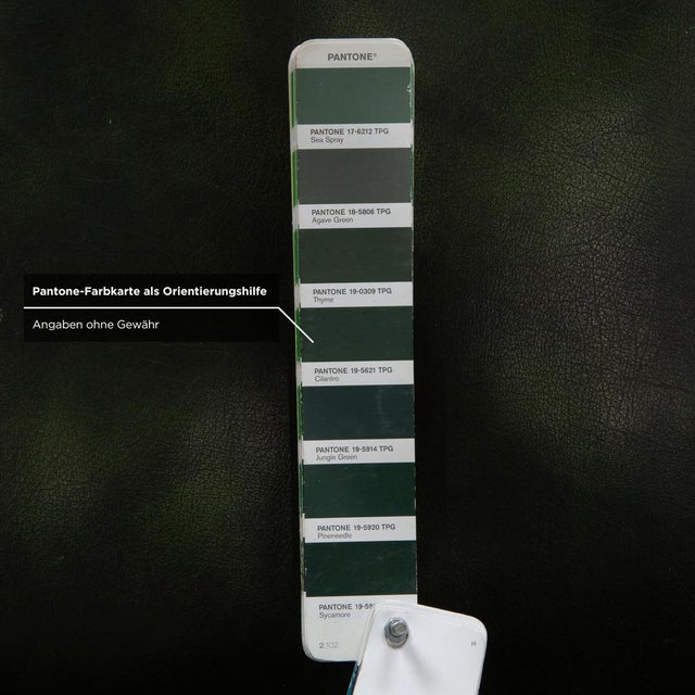 Chesterfield 4-Seater Sofa in Dark Green Leather For Sale - Image 10 of 15