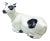 Vintage Hand Fired Artisan Pottery Cow From the Manger For Sale