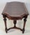 Victorian 19th Century Victorian Walnut Center Table W/ Leather Top American Made For Sale - Image 3 of 8