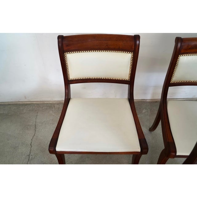 1930’s Antique Duncan Phyfe Dining Chairs - Set of 4 For Sale - Image 11 of 12