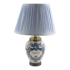 Virginia Blue and White Porcelain Jar Table Lamp