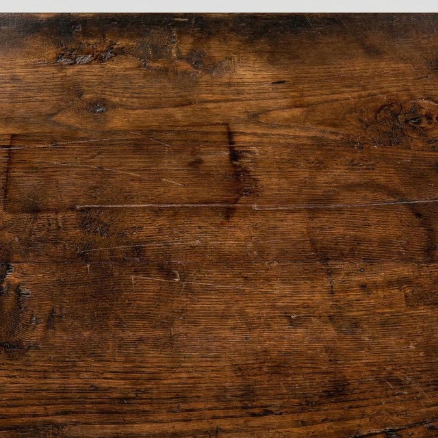 Dining Table with Wrought Iron Stretcher, 1700s For Sale - Image 12 of 13