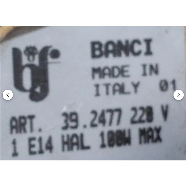 1970s Mid-Century Modern Gilded Murano Glass Wall Lights from Banci Firenze, 1970s, Set of 2 For Sale - Image 5 of 10