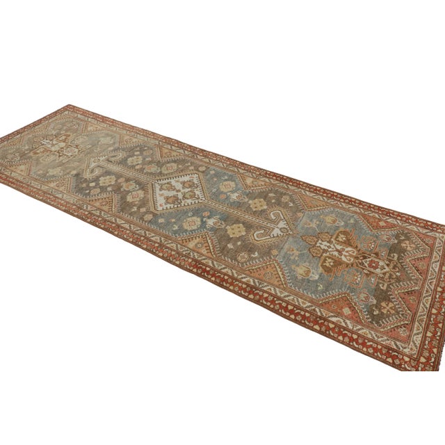 Rug & Kilim Vintage Malayer Persian Runner Rug With Geometric Medallions From Rug & Kilim For Sale - Image 4 of 7