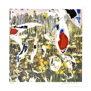 Mimmo Rotella, Field No. 9, 1998, Silkscreen and Collage For Sale