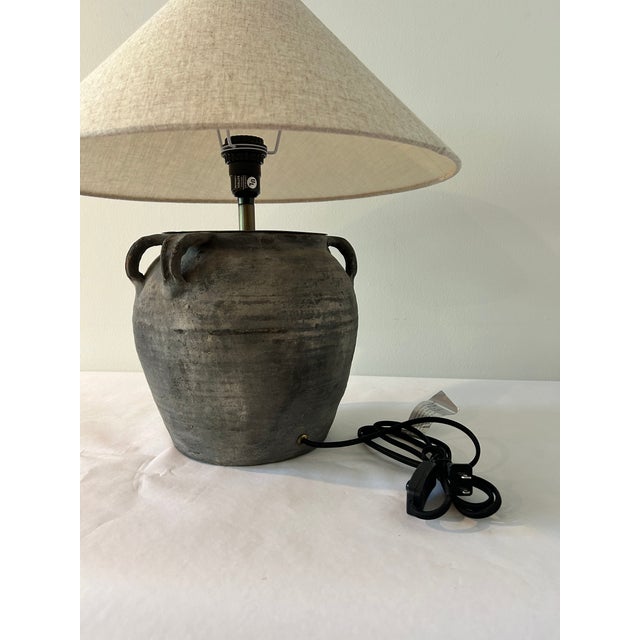 Vintage Water Pot Table Lamp For Sale - Image 9 of 12