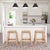 Evoking images of sidewalk tables in the Cote d'Azur, counter stools like this will give your kitchen, dining area, or...