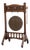 Arts & Crafts Oak & Copper Floor-Standing Dinner Gong attributed to Shapland and Petter, 1890s For Sale