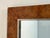 Metal Square mirror in elm burl veneer and chrome by Willy Rizzo. Circa 1970 For Sale - Image 7 of 12
