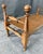 Brown Antique Oak Turned-Post Quilting Frame Bench For Sale - Image 8 of 12