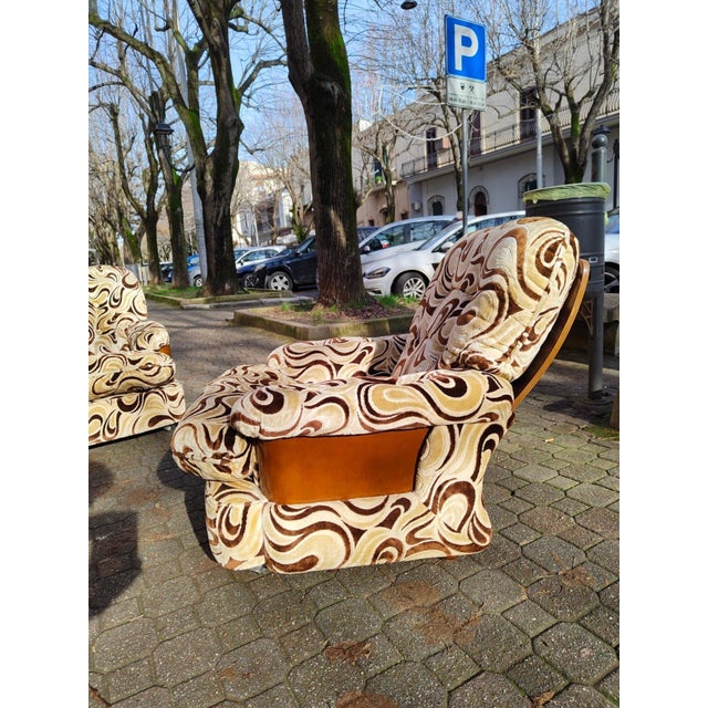 Living Room Sofa and Armchairs, 1970s, Set of 3 For Sale - Image 10 of 15