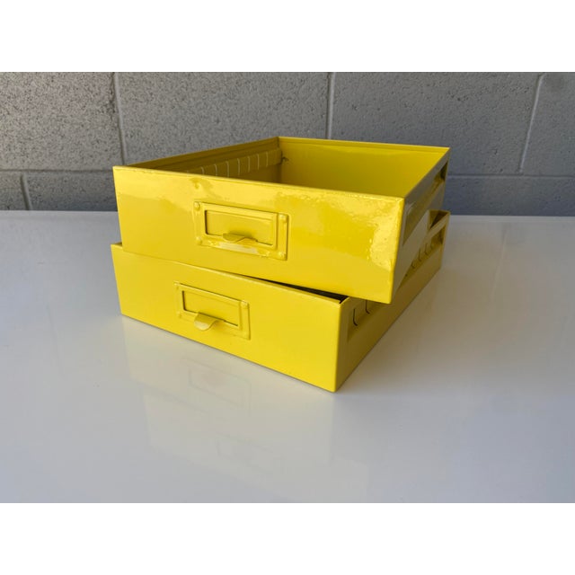 Mid Century Steel Drawer Insert, Repurposed as Organizer / Container ...