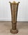 Vintage Hollywood Regency Rococo Palm Leaf Floor Urn Vase - 28" For Sale - Image 4 of 10