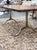 Late 20th Century Tribeca Live Edge Walnut Dining Table With Brass Wishbone Base For Sale - Image 9 of 9