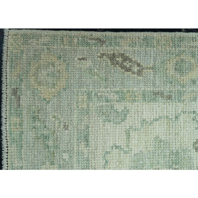 Turkish Oushak Rug 2'2" x 10'6" #19407 For Sale - Image 4 of 8