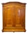 18th Century Cherrywood Baroque Wardrobe For Sale