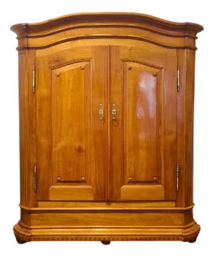 18th Century Cherrywood Baroque Wardrobe