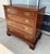 Henkel Harris 1960s Henkel Harris Solid Black Cherry 4-Drawer Chest Model No. 2440 For Sale - Image 4 of 17