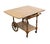 Ethan Allen Heirloom Nutmeg Maple Colonial Early American 41" Accent Drop Leaf Server / Tea Cart 10-6085 For Sale - Image 14 of 15