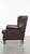 1990s English-Style Wing Chair in Cowhide Leather For Sale - Image 5 of 14